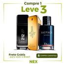 Kit 3 Perfumes Importados - Árabe Lattafa ASAD + 1 Million + Sauvage (100ml) - [NOVEMBRO BLACK]